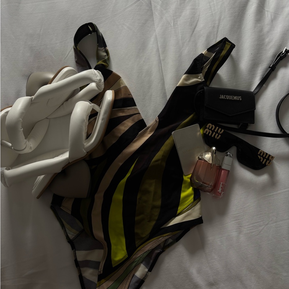 Emilio Pucci Multicolor One Piece Swimsuit